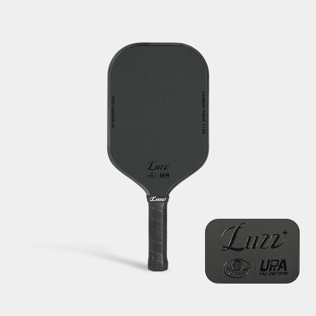 LUZZPICKLEBALL CANNON PADDLE T700 CARBON FRICTION SURFACE|THERMOFORMED